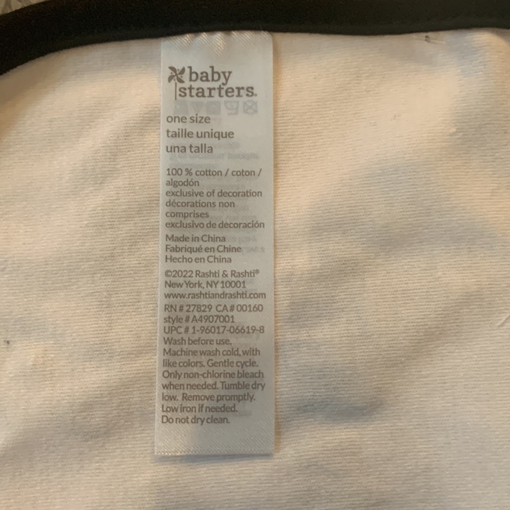 Rashti Baby & Rashti Kids - Baby Starters - My First New Year's Bib - NWT - Picture 13 of 16